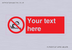 Custom No kite surfing